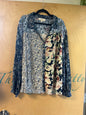 Nurture Blouse - Multicolor (predominantly blue, green, beige, and brown) - 3X