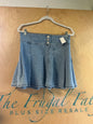 No Boundaries Skirt - Light Blue - XXXL