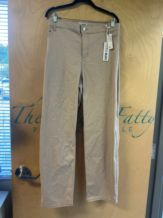 CODE BLEU Pants - Beige - 22W NWT
