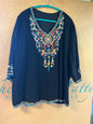 Blouse - Black - 3X