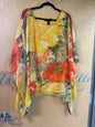 Midnight Velvet Blouse - Multicolor (Yellow, Orange, Red, Green, Grey) - 3X