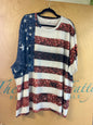 T-Shirt - Red, White, Blue - 5XL