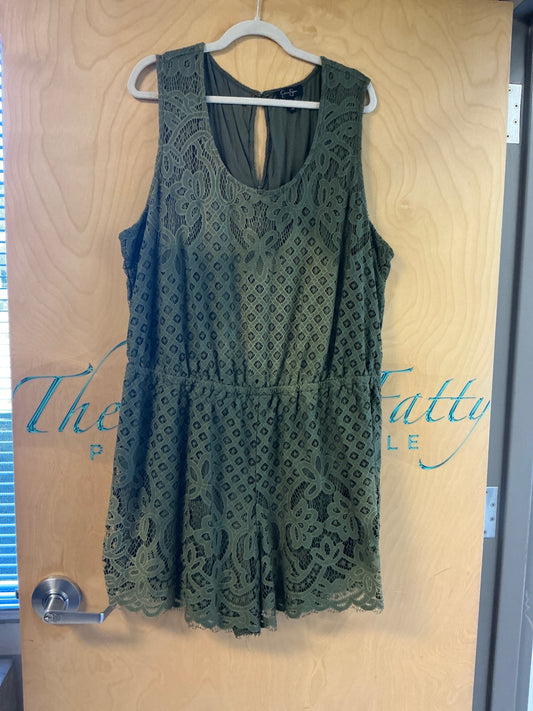 Jessica Simpson Romper - Green - 3X