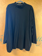 Roaman's Long Sleeve Mock Neck - Black - 34/36