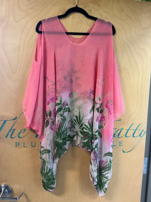 Kimono - Pink and Green - O/S
