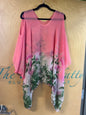 Kimono - Pink and Green - O/S