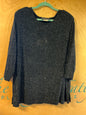 Sharade Nites Blouse - Black with white polka dots - 20W