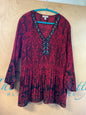 dressbarn Blouse - Red and black - 3X