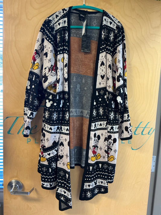 Disney by Torrid Kimono Cardigan - Multicolor (primarily navy, white, red, yellow, and brown) - 4 NWT