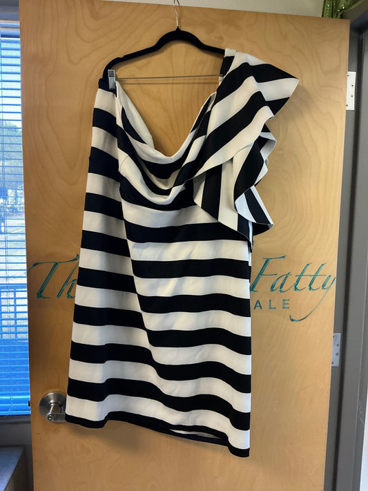 Eloquii Dress - Black and White - 28