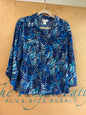 Rebecca Malone Blouse - Blue - XL