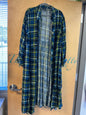 Torrid Kimono - Blue, Yellow, Gray - 3