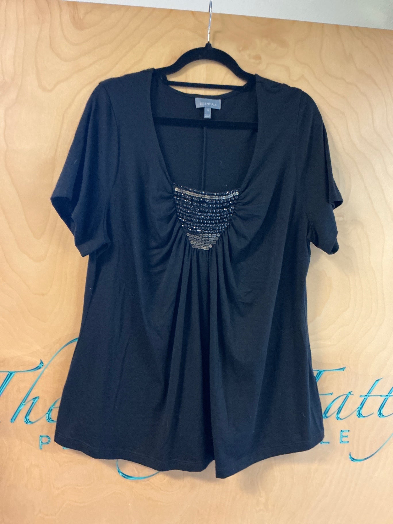 Essentials Blouse - Black - 1X