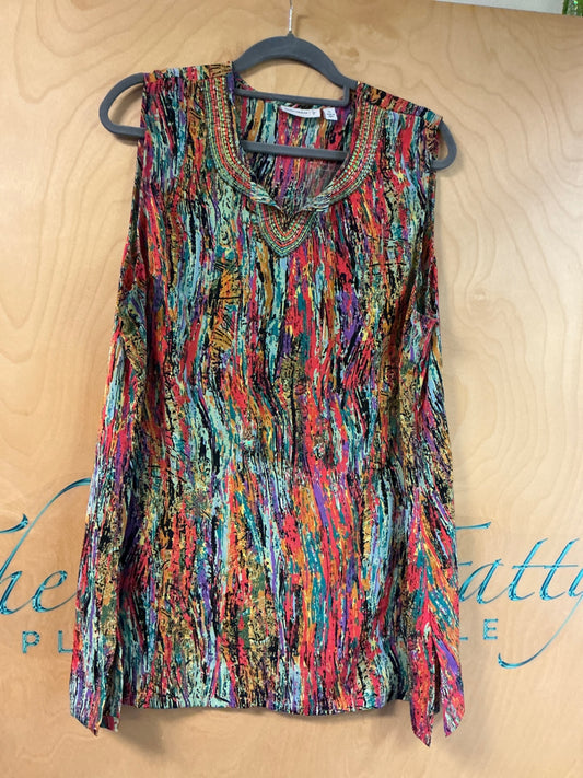 Susan Graver Tank Top - Multicolor - XL