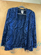 R&M Richards Jacket/Blouse Combo - Blue - 18