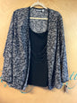 Croft & Barrow Blouse - Black and white - 1X