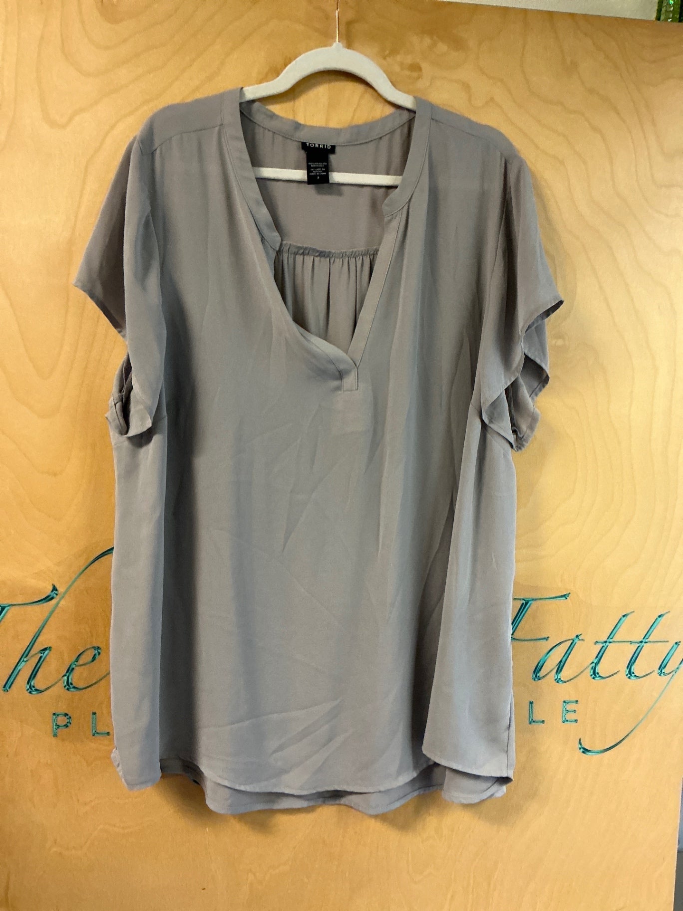 Torrid Blouse - Beige - 3