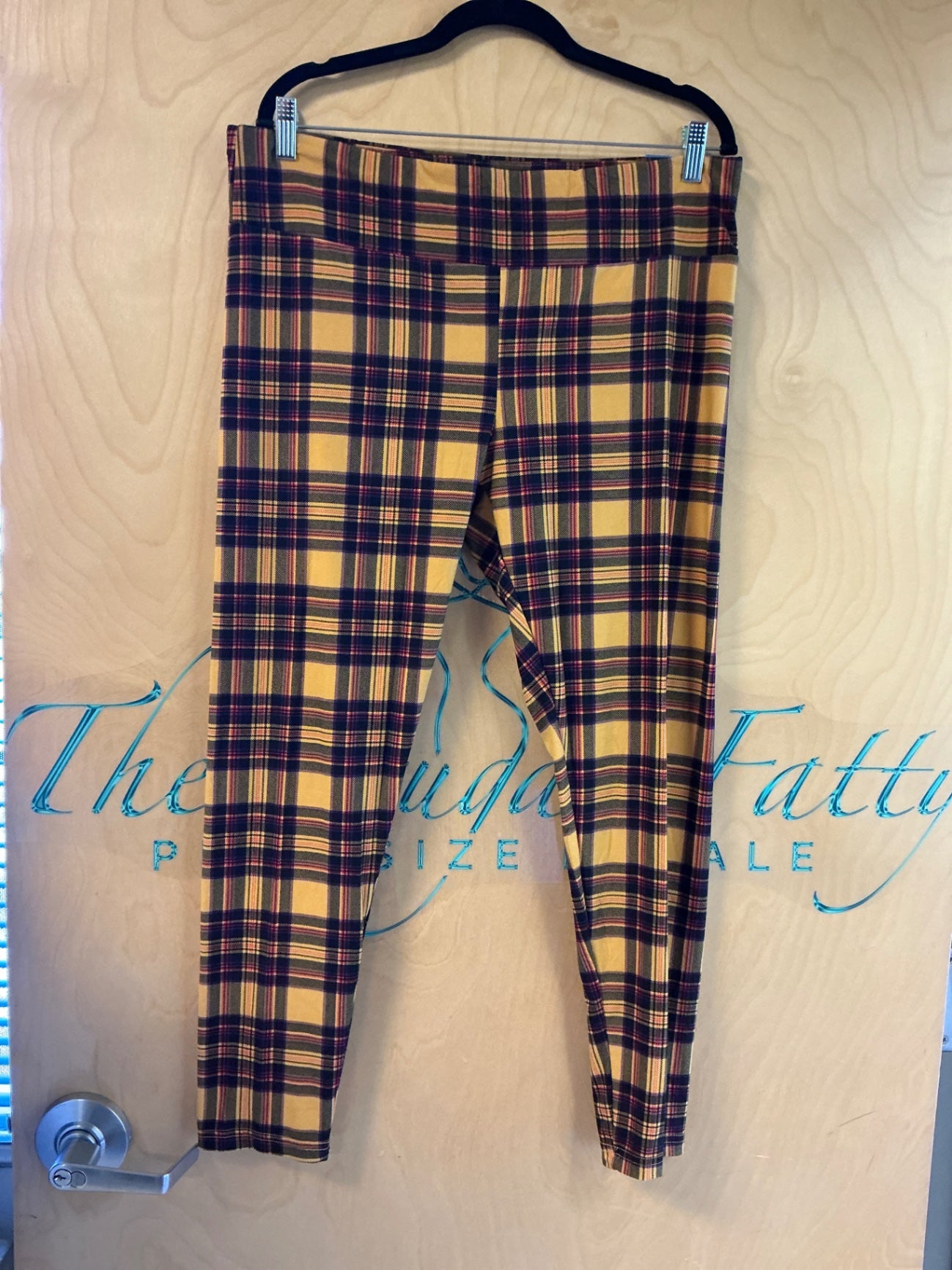 No Boundaries Leggings - Multicolored (Predominantly Yellow, Red, and Blue) - 3X