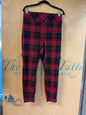 Torrid Leggings - Red and black plaid - 3R