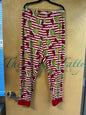 Pajama Pants - Red, Green, White - 3X