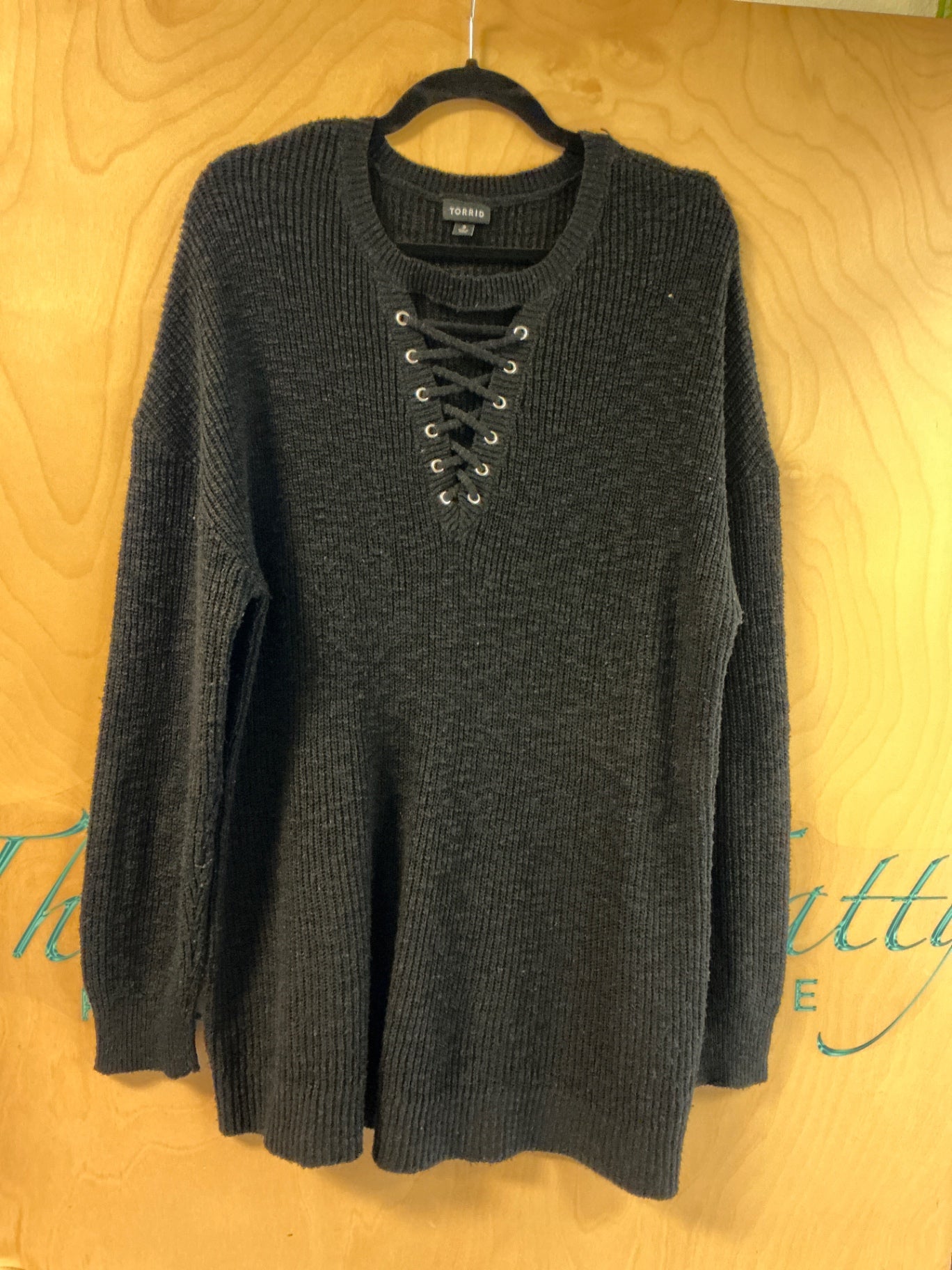 TORRID Sweater - Dark Gray - 3