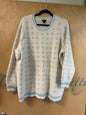 TORRID Sweater - Cream with light blue accents - 3