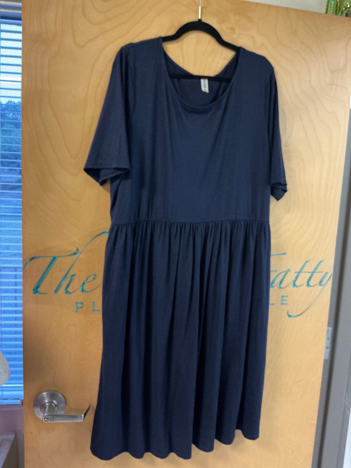 Zenna Outfitters Dress - Navy Blue - 3X